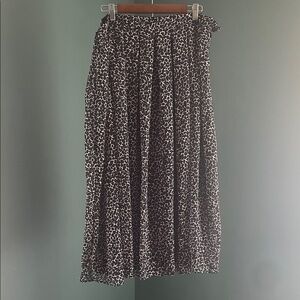 Who What Wear Black blue and White  Maxi Skirt